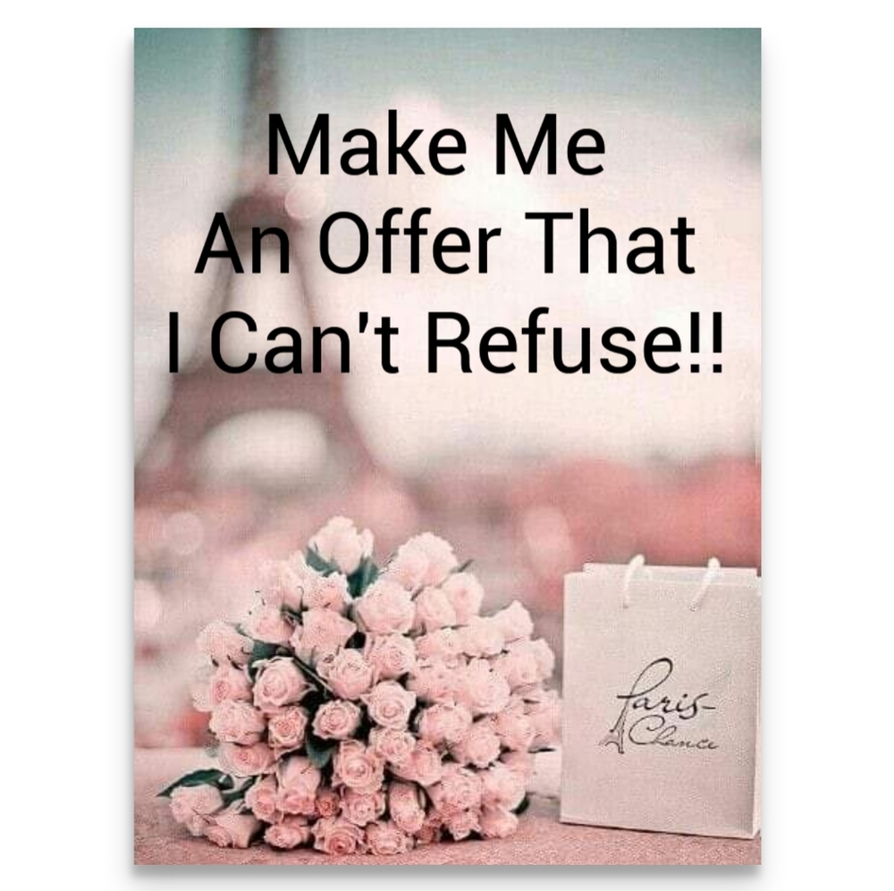 Make an offer on an item or bundle and save on shipping!!